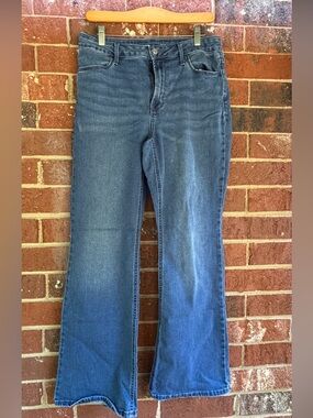Old Navy Women's Medium Blue Wide Leg Jeans